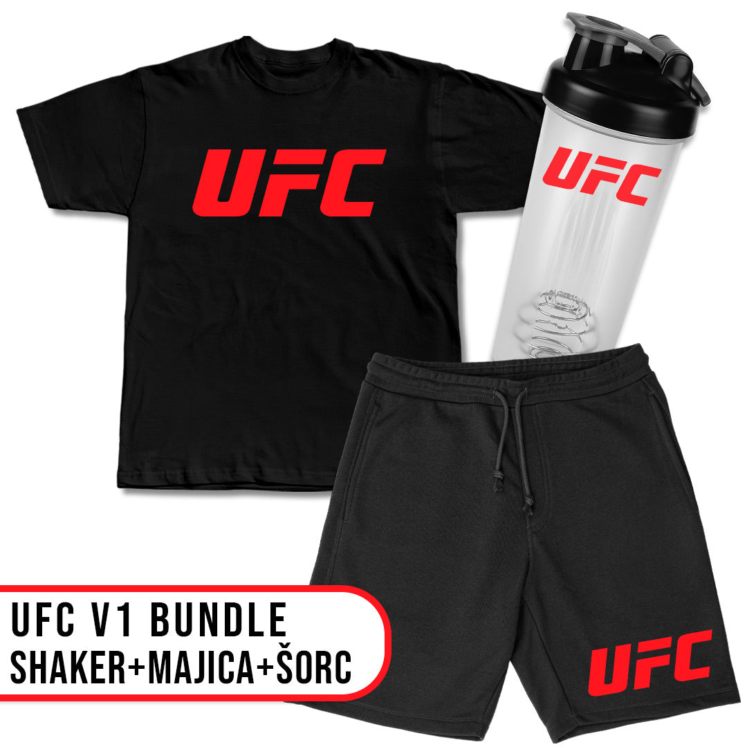 UFC Bundle Majica + Šorc + Shaker