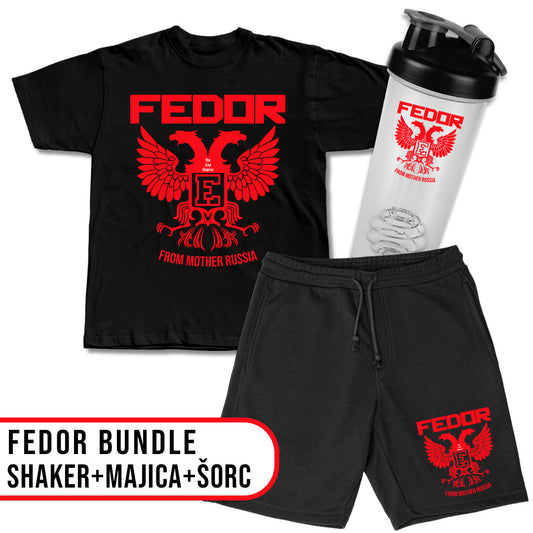 Fedor Emelianenko Bundle Majica + Šorc + Shaker