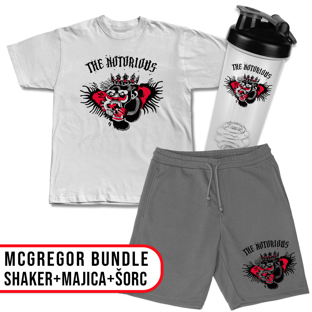 Conor McGregor Bundle Majica + Šorc + Shaker